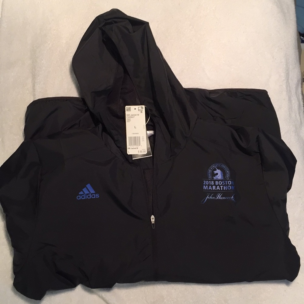 ❗️💯authentic Boston marathon 2018 adidas jacket
